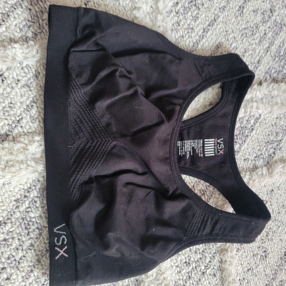 VSX Black Sports Bra